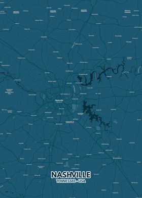 Nashville map