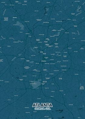 Atlanta map