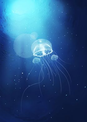 Luminous jellyfish