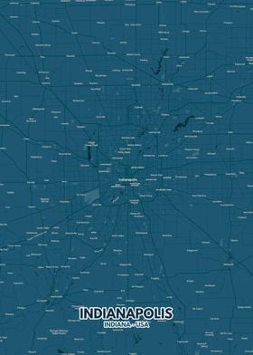 Indianapolis map