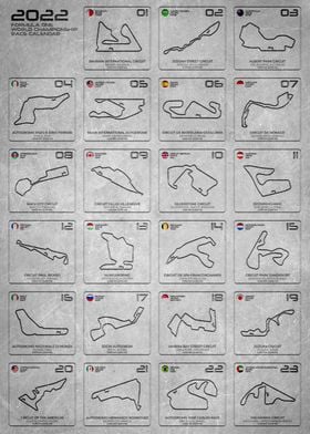 2022 F1 Race Calendar