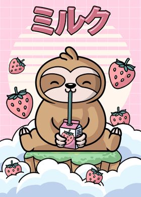 Kawaii Panda Boba Milk Tea' Poster, picture, metal print, paint by  AestheticAlex