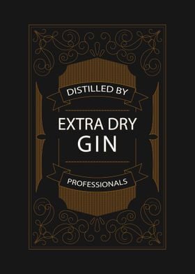 Gin label