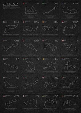 2022 F1 Race Calendar