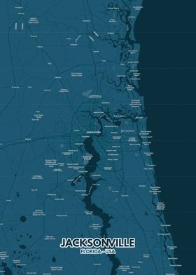 Jacksonville map