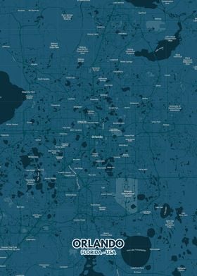 Orlando map