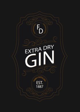 Gin label