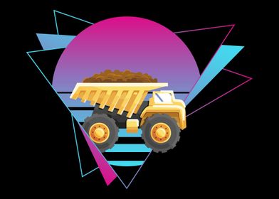 Dump Truck Vaporwave Dump 