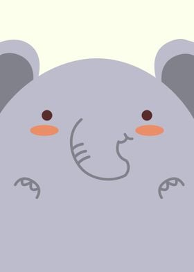 Cute Animal Kids Elephant