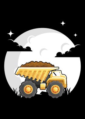 Dump Truck Moon Dump Truck