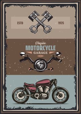 Vintage motorcycle