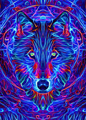 Wolf Space Spirit Galaxy