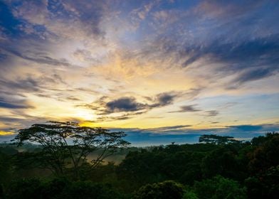 Sunrise in Singapore