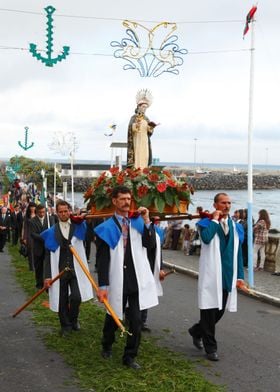 Procession in Azores