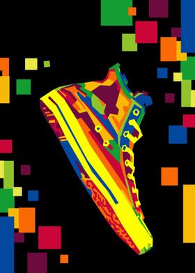 shoe item popart