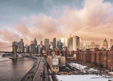 New York City Morning Fog