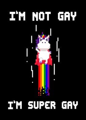 Gay Pixel Unicorn