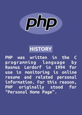 History Personal Home Page