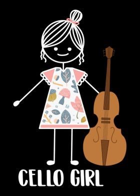 cellist clipart sun