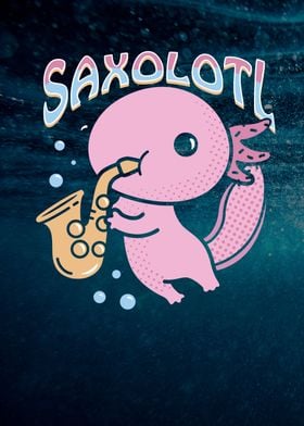 Saxolotl funny animal