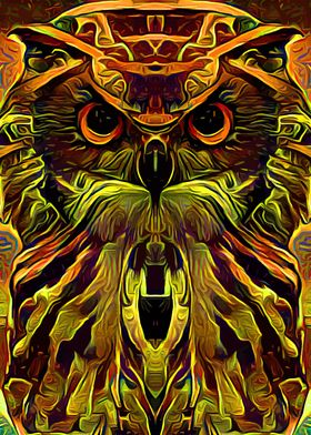 Owl Fantastic Art