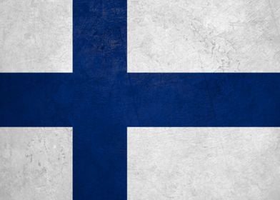 Flag of Finland on Wall