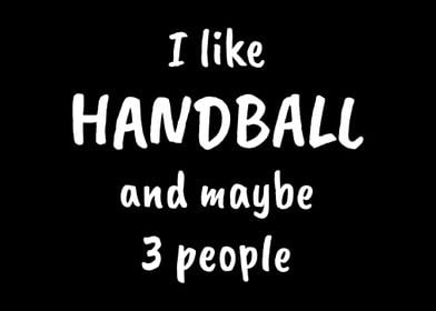 Handball And Three People