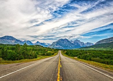 US Highway 89 Babb Montana