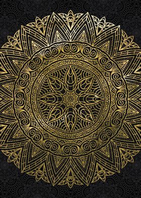 Mandala Gold pattern