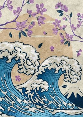 Great Wave Off Kanagawa' Poster by AestheticAlex | Displate