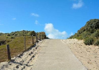 The way to the beach