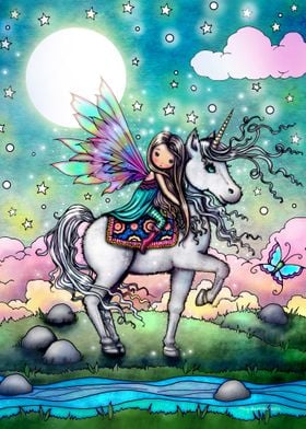 Sweet Fairy and Unicorn