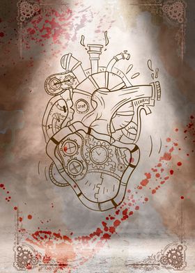 Steampunk mechanic heart