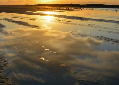 Sunset at the sea