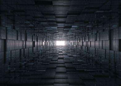 3D Abstract tunnel