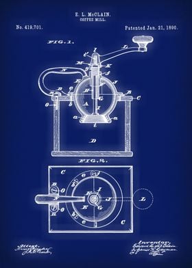 Coffee Mill Patent