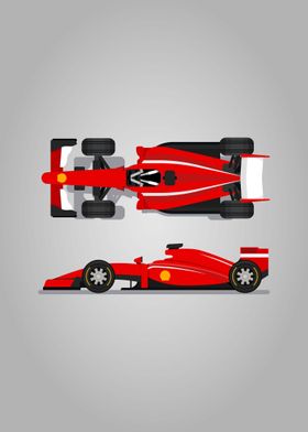 race car illustration