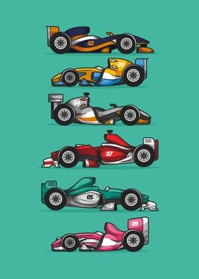 race car illustration