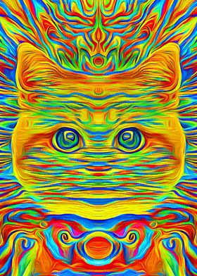 Psychedelic Cat acidic