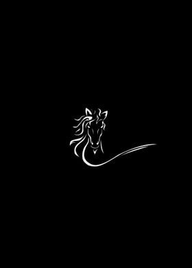 horse minimalist