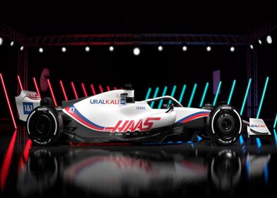 Haas VF22 Racing F1 car