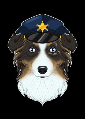 Police Australian Shepherd