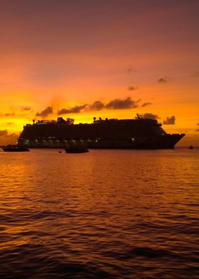 Sunset cruise in the bay