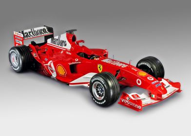 Ferrari F2004 F1 Race Car