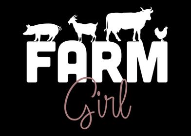 Farm Girl Farmer Animal Co