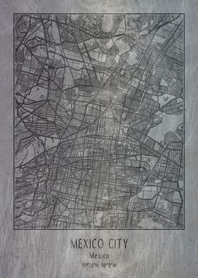 Mexico city street map
