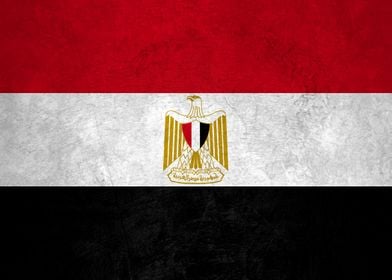 Flag of Egypt on Wall