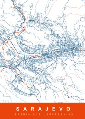 SARAJEVO City Map