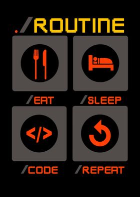 Eat Sleep Code Repeat