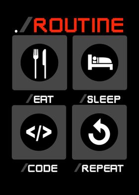   Eat Sleep Code Repeat 